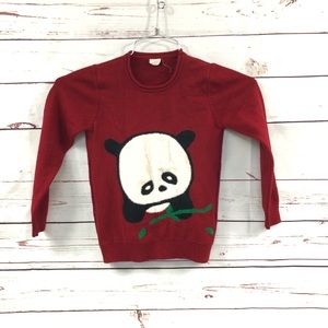 Unisex panda sweater